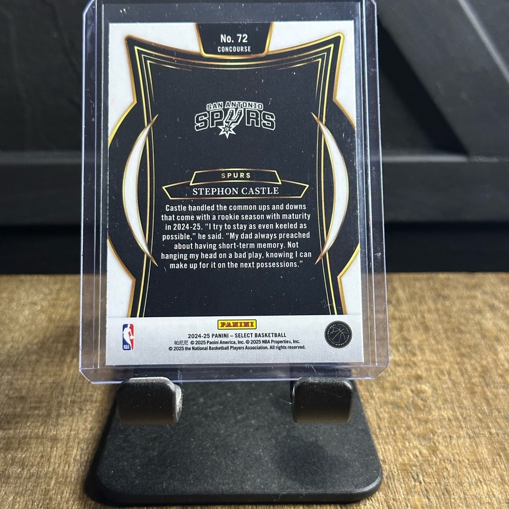 Stephon Castle 2024 Select Certified Red Flash RC #/99 with two other cards lot🔥 - Picture 3 of 7